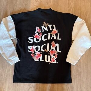 Anti Social Social Club “KKOCH” 꽃 🌸 Contrast L/S Heavyweight Tee